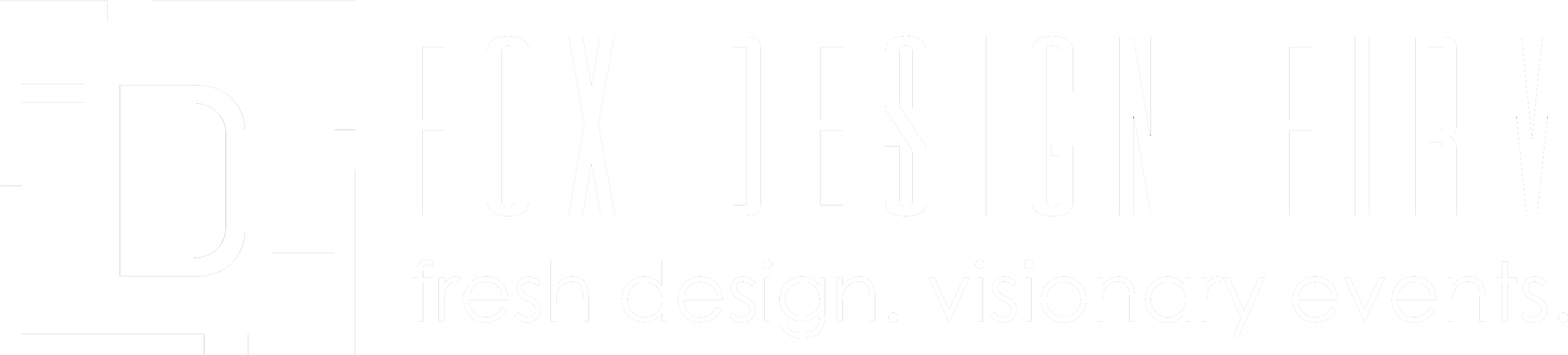 Fox Design Firm Logo Clipart (3256x707), Png Download