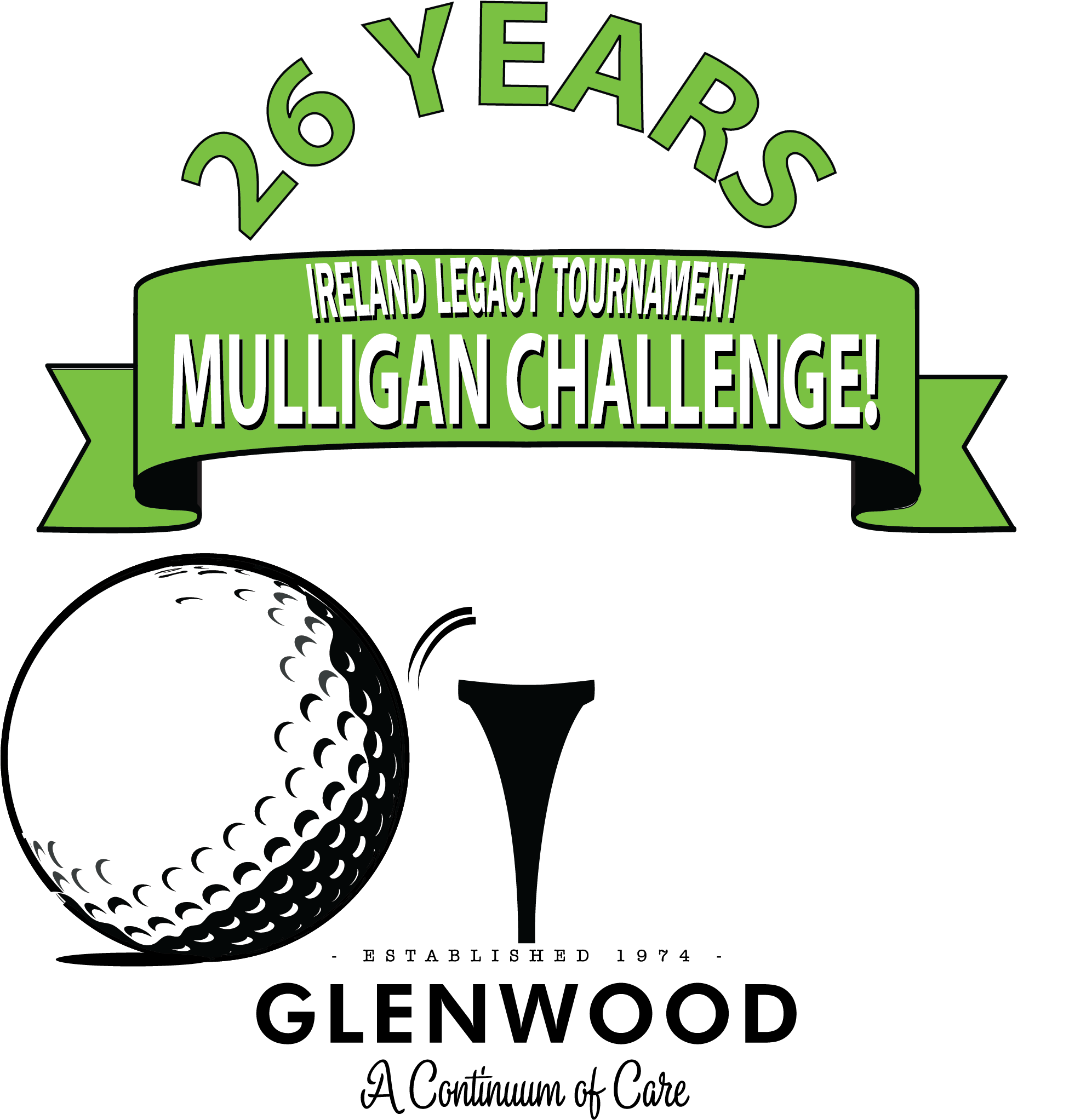 Ilt Mulligan Challenge W Motion Lines Green - Golf Clipart (2048x2280), Png Download