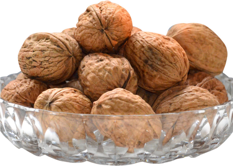Walnut On Bowl Png Image - Walnuts In A Bowl Png Clipart (800x600), Png Download