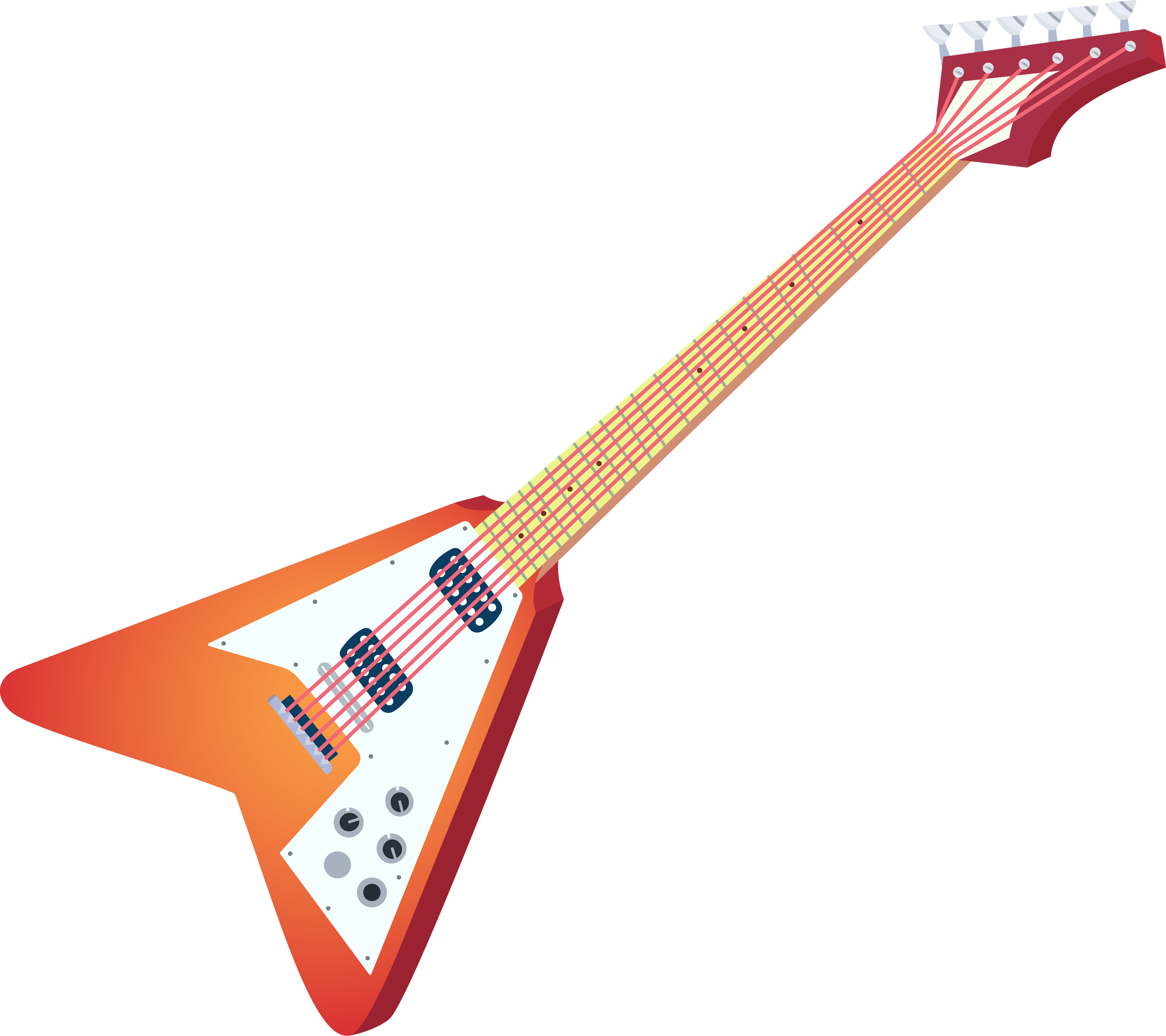 Mlp Eg Sunset Shimmer Guitar Vector Mlpcreativelab Clipart (5000x4443), Png Download