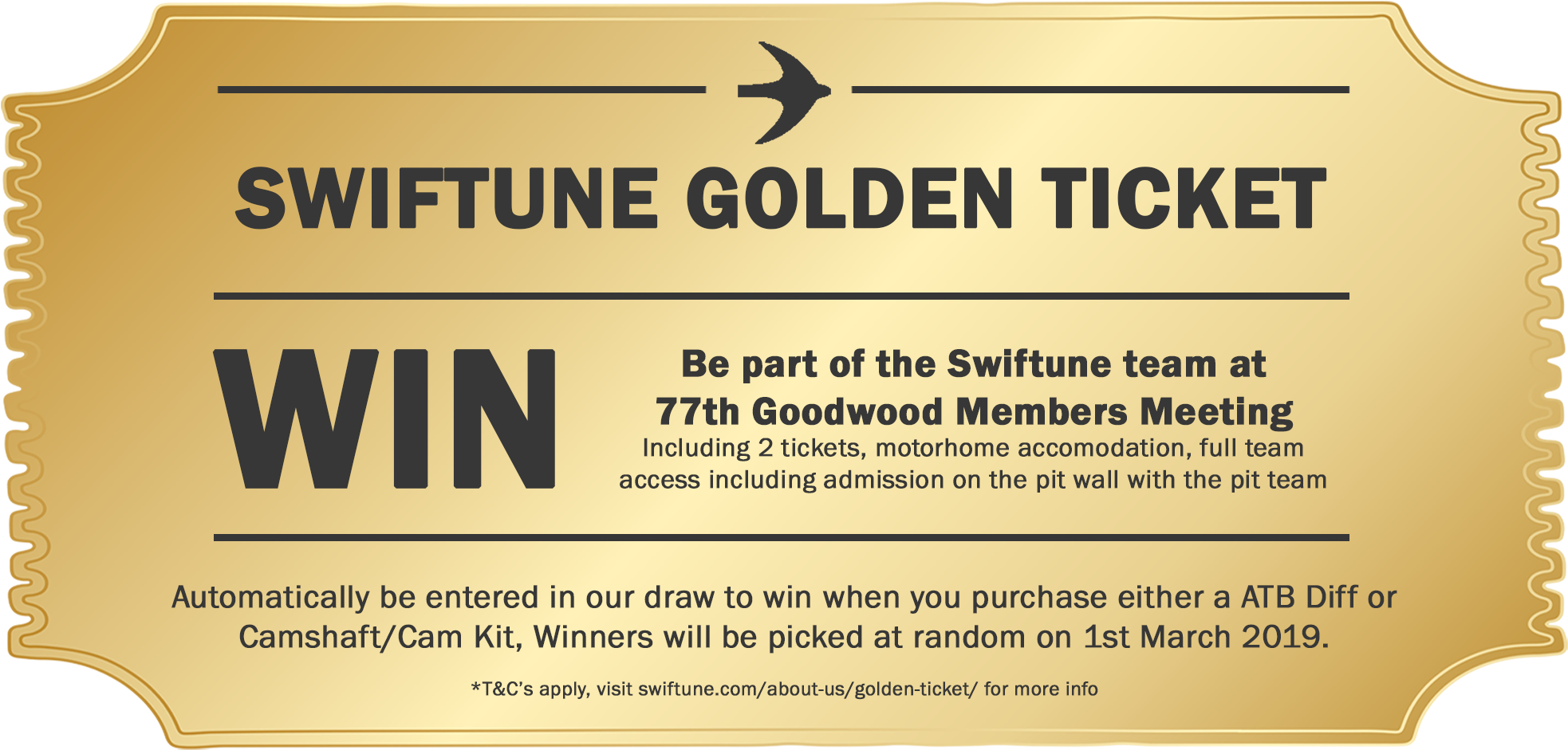 Introducing The Swiftune Golden Ticket, An Opportunity Clipart (2000x987), Png Download