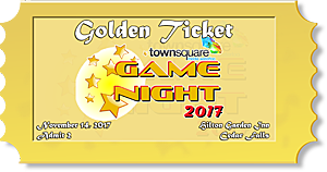 Golden Ticket Png Clipart (300x158), Png Download