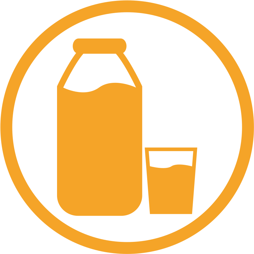 Download Svg Download Png - Milk Allergy Icon Free Clipart (1024x1024), Png Download