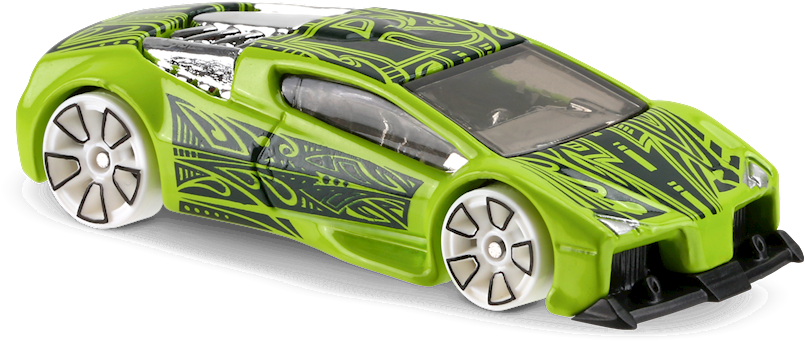 Zotic® In Green, Hw Art Cars, Car Collector Clipart (892x407), Png Download