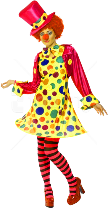 Female Clown Png Clipart (480x727), Png Download