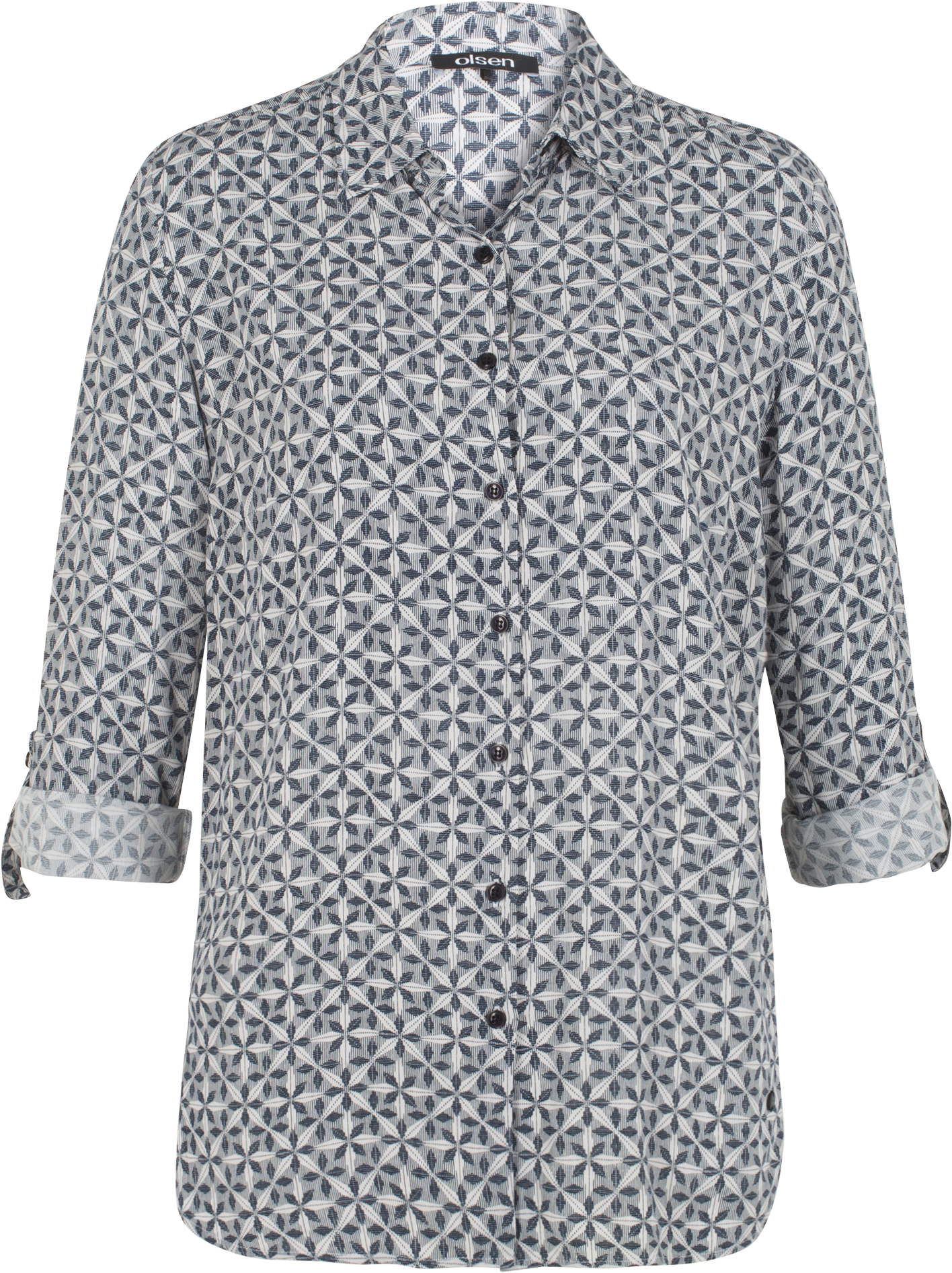 Blouse Star Pattern Night Blue Clipart (1652x1990), Png Download