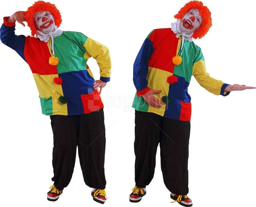 Free Png Clown Png Images Transparent Clipart (850x690), Png Download