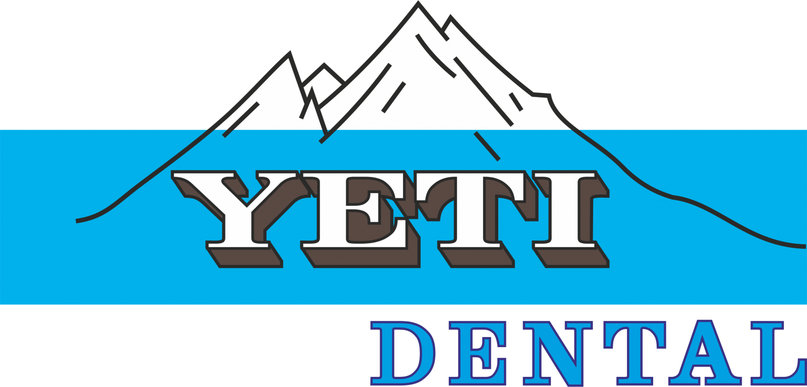 Our Bite Waxes Stay Stable When Warm And When Cooled - Yeti Dental Logo Clipart (1600x767), Png Download