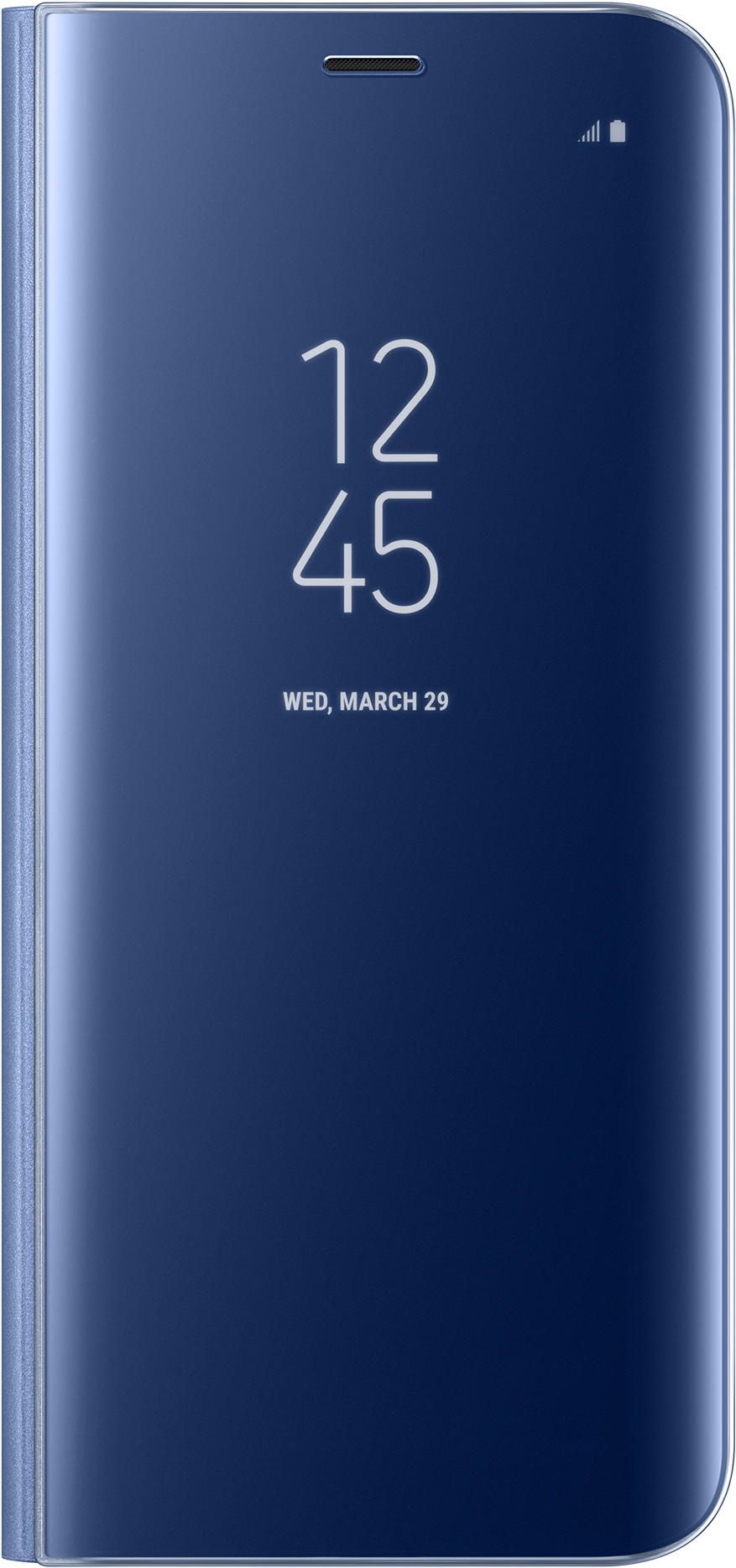 Samsung Galaxy S8 S-view Standing Cover Blue Clipart (3000x2000), Png Download
