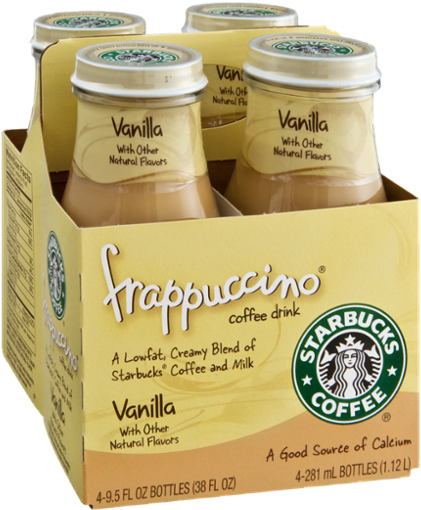 Starbucks Frappuccino Vanilla Flavor Coffee Drink - Starbucks Clipart (548x600), Png Download