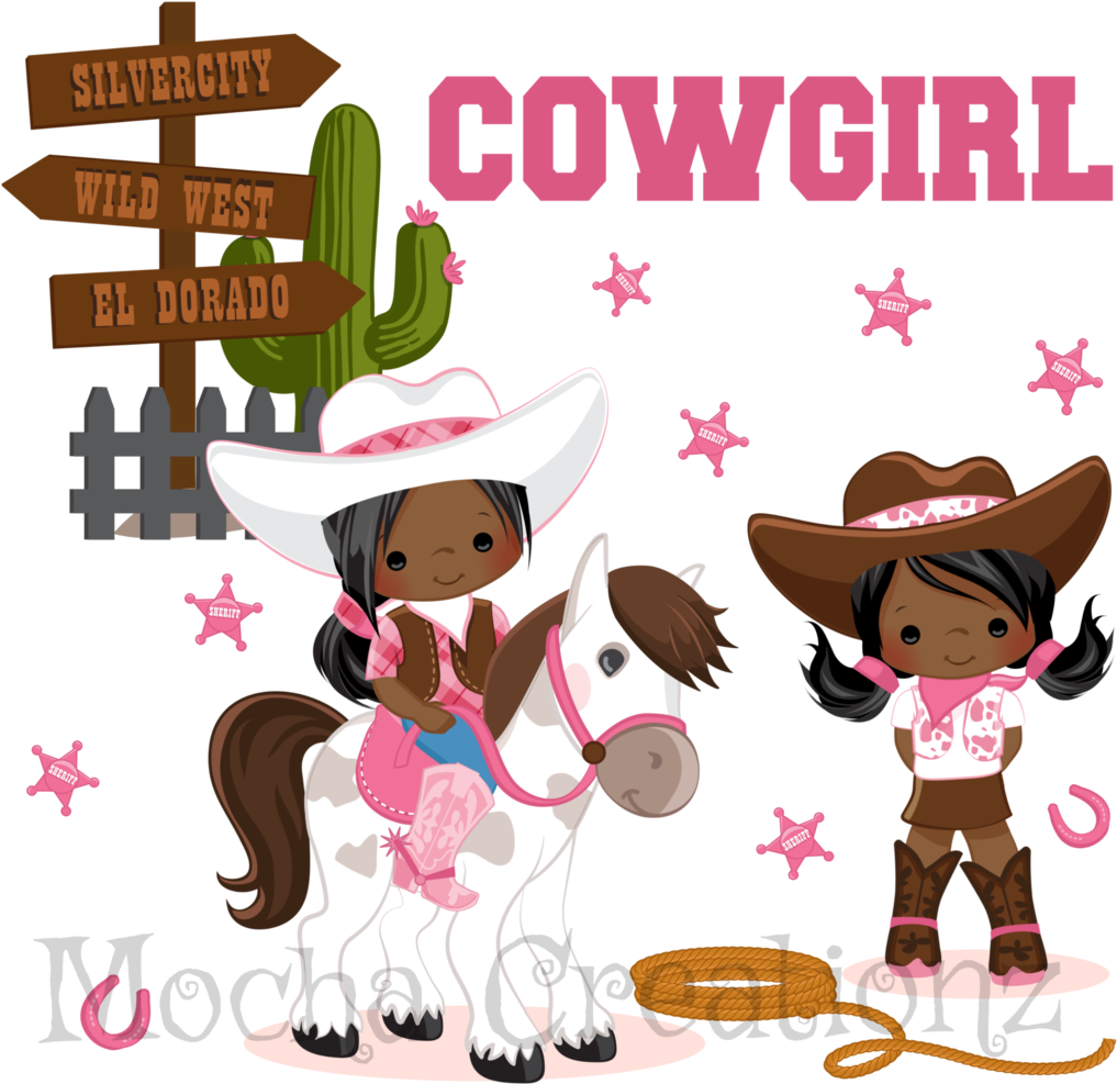 Cowgirl Png - African American Cowgirl Clipart Transparent Png (1024x1024), Png Download