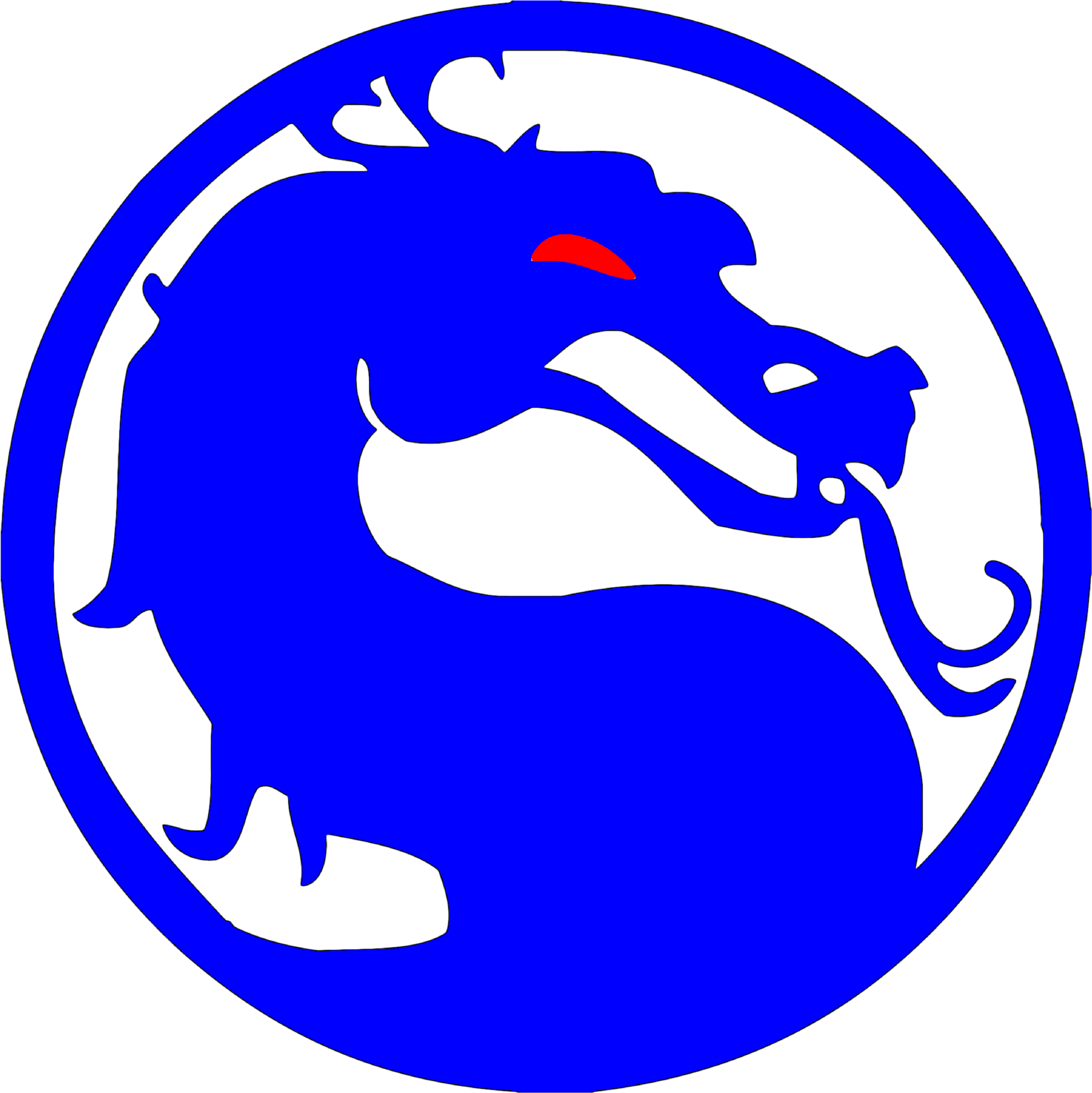 Blue Dragon Restaurant - Mortal Kombat Logo Png Clipart (2801x3201), Png Download