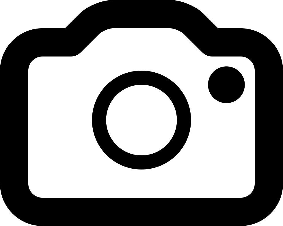 Camera-outline Comments - Camera Outline Png Icon Clipart (980x784), Png Download