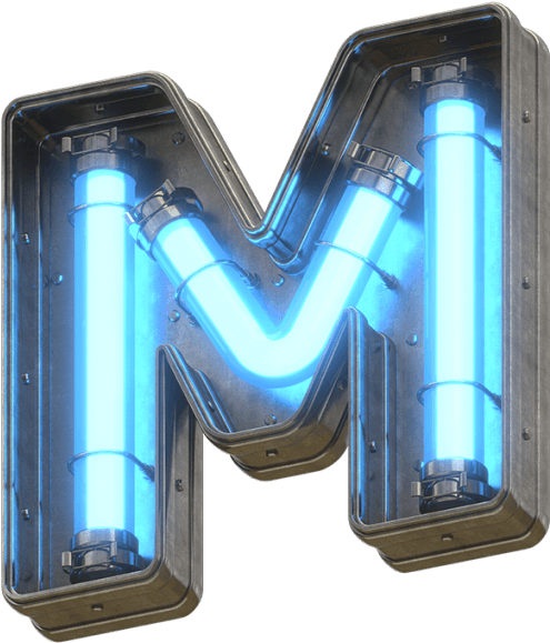 Blue Light Font - Plastic Clipart (595x595), Png Download