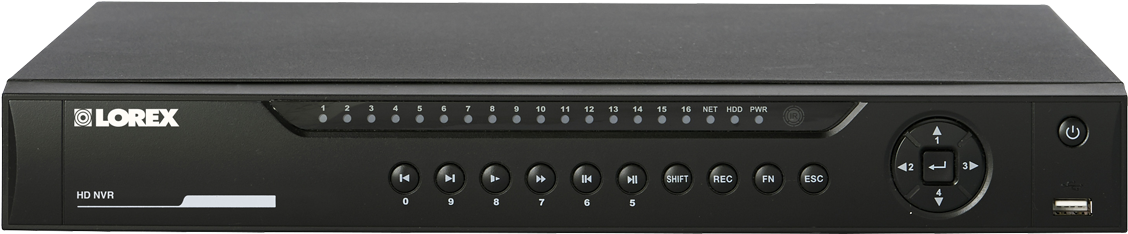 16 Channel 4mp Security Camera Netowrk Video Recorder - Lorex 4k Camera System Clipart (1200x800), Png Download