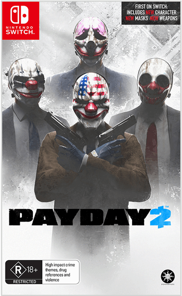 Payday 2 Nintendo Switch Clipart (600x600), Png Download