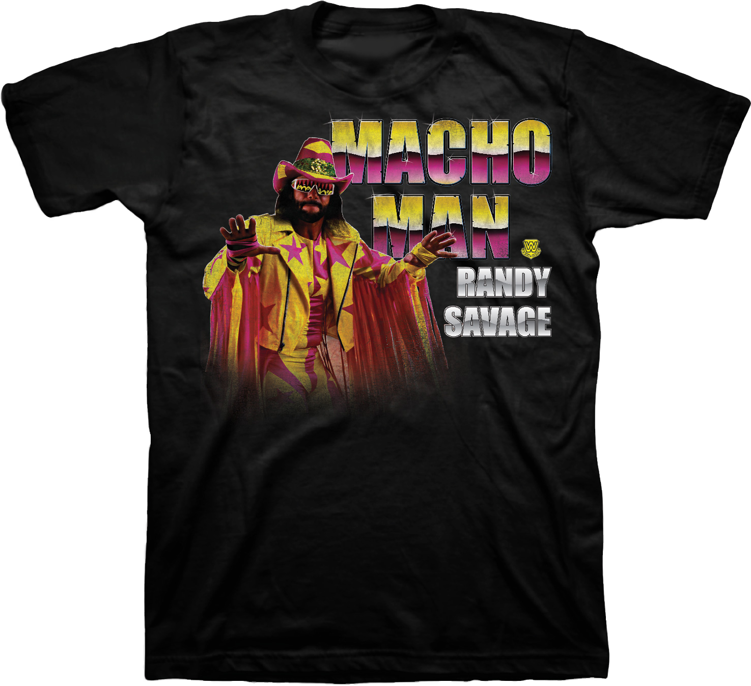 Black Macho Man Randy Savage T-shirt - Overkill We Don T Care What You Say Clipart (1475x1347), Png Download
