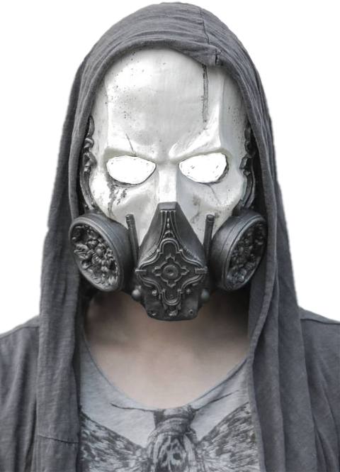 Full Face Resin Mask Clipart (480x665), Png Download