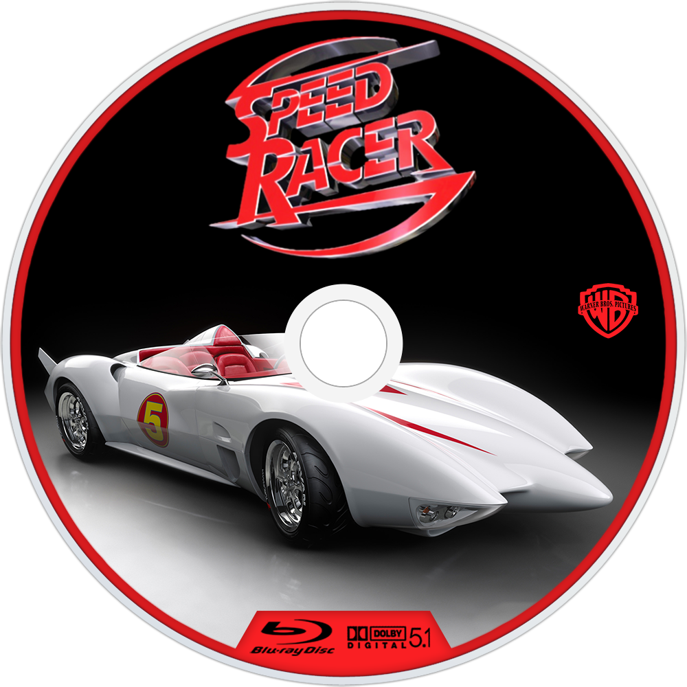 Speed Racer Bluray Disc Image - Go Speed Racer Car Clipart (1000x1000), Png Download