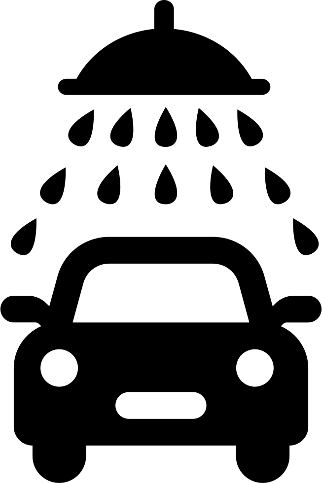 Car Wash Font - Car Wash Icon Free Clipart (653x980), Png Download