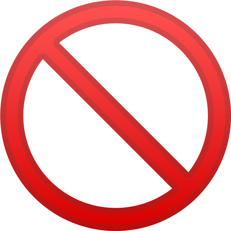Prohibited Icon Clipart (1024x1024), Png Download