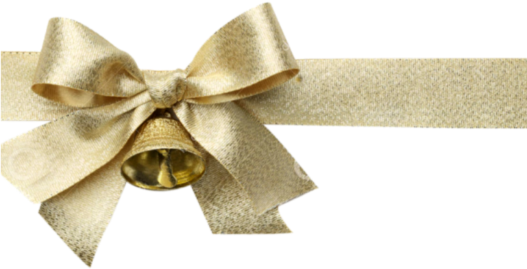 โบว์ ทอง Png Clipart (768x432), Png Download