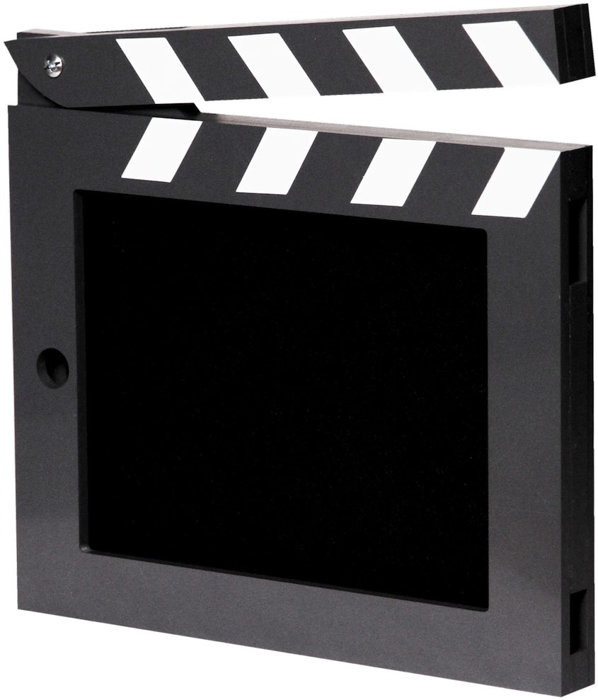 The Iclapperboard™ Ipad Movie Clapper Case - Wood Clipart (992x1056), Png Download