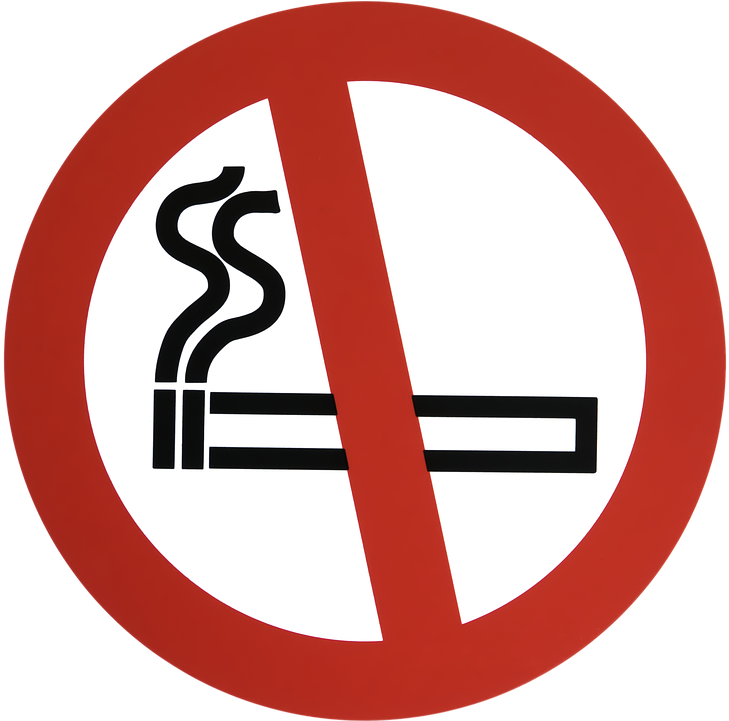 Isolated, Prohibitory, Unhealthy, Ban, Prohibited Clipart (744x720), Png Download