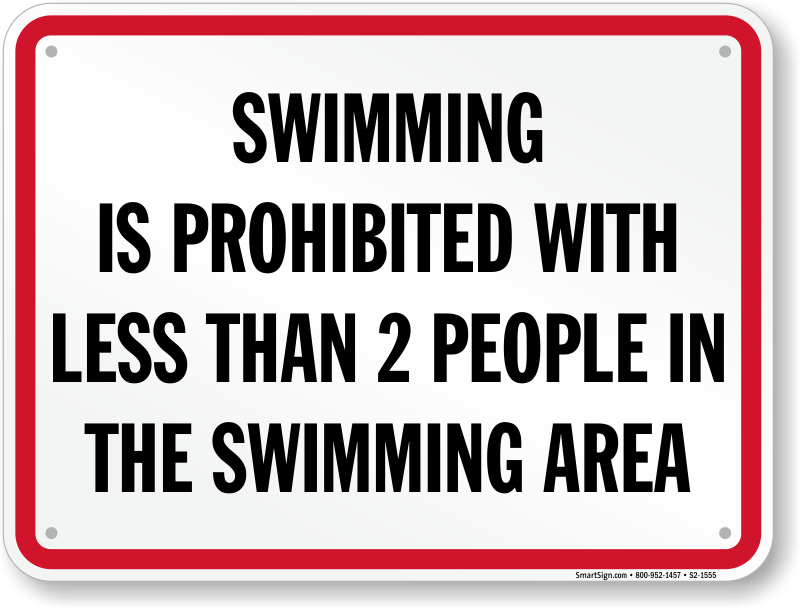 Swimming Prohibited Tennessee Pool Sign Swimming Prohibited Clipart (800x608), Png Download