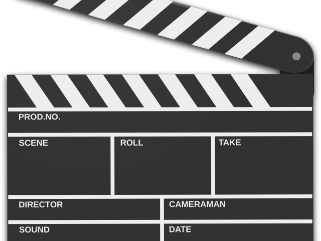 Clapperboard Png Transparent Images - Movie Scene Marker Png Clipart (640x480), Png Download