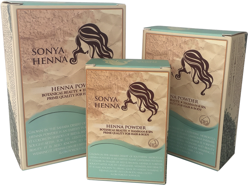 Sonya Henna All 3 Products - Henna Powder Products Clipart (1000x759), Png Download
