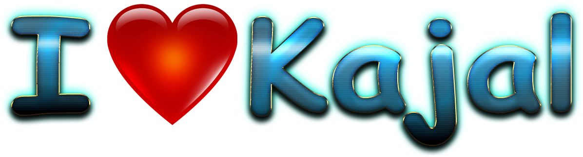 Kajal Love Name Heart Design Png Clipart (1920x1200), Png Download