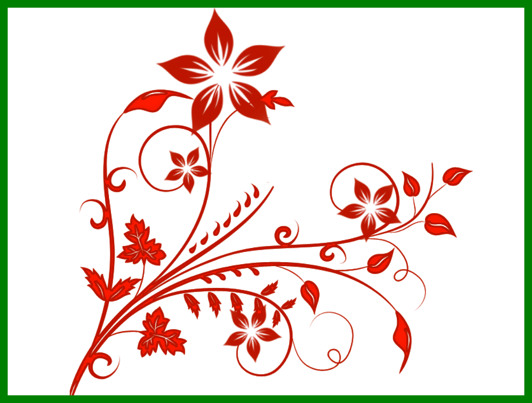 Henna Flower Clipart - Png Download (1054x798), Png Download