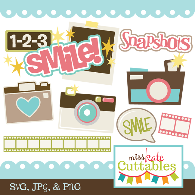 Svg Scrapbook Title Camera Svg File Cute Svg Cut Files Clipart (648x647), Png Download