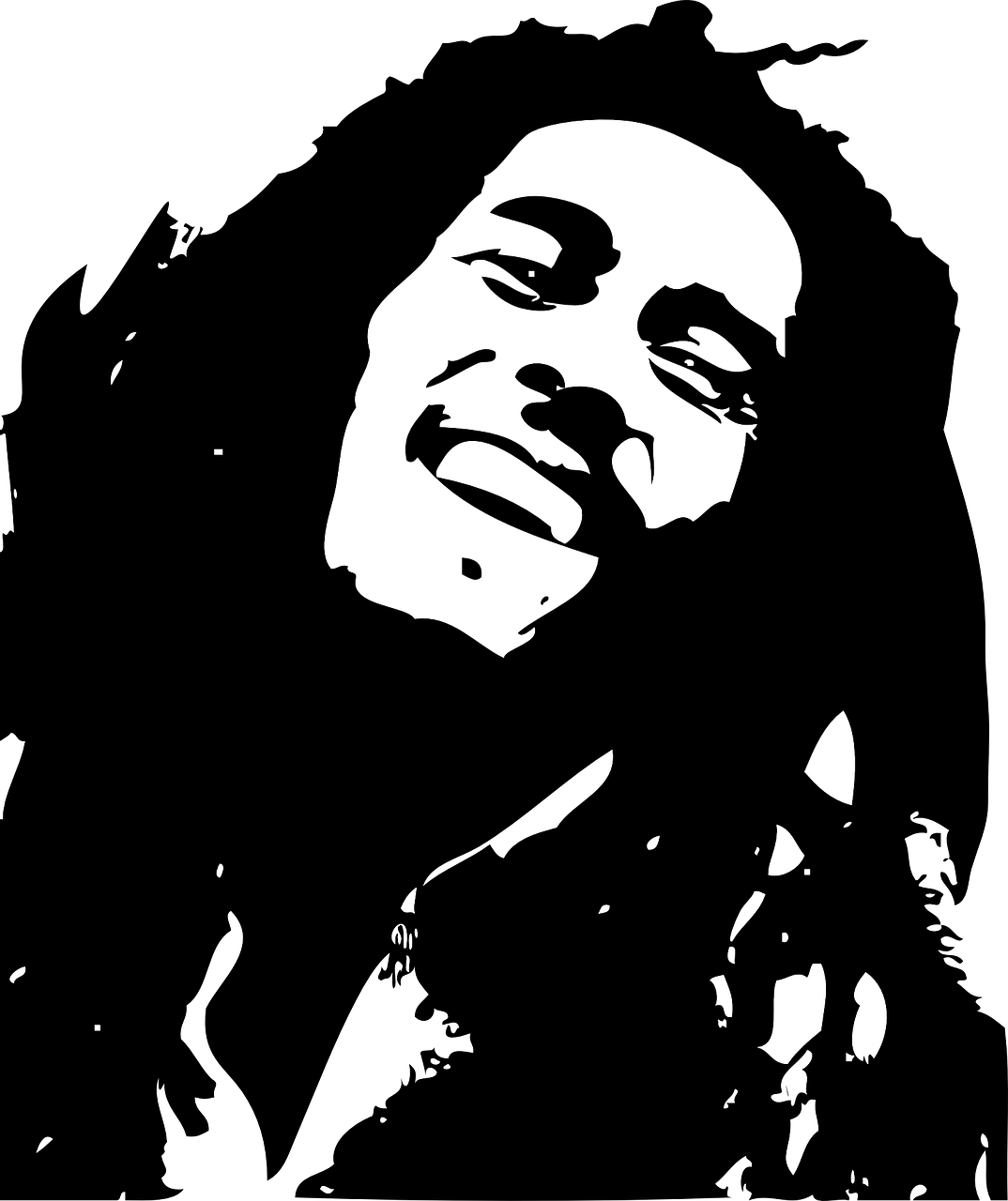 Bob Marley Png - Bob Marley Clipart (1074x1280), Png Download