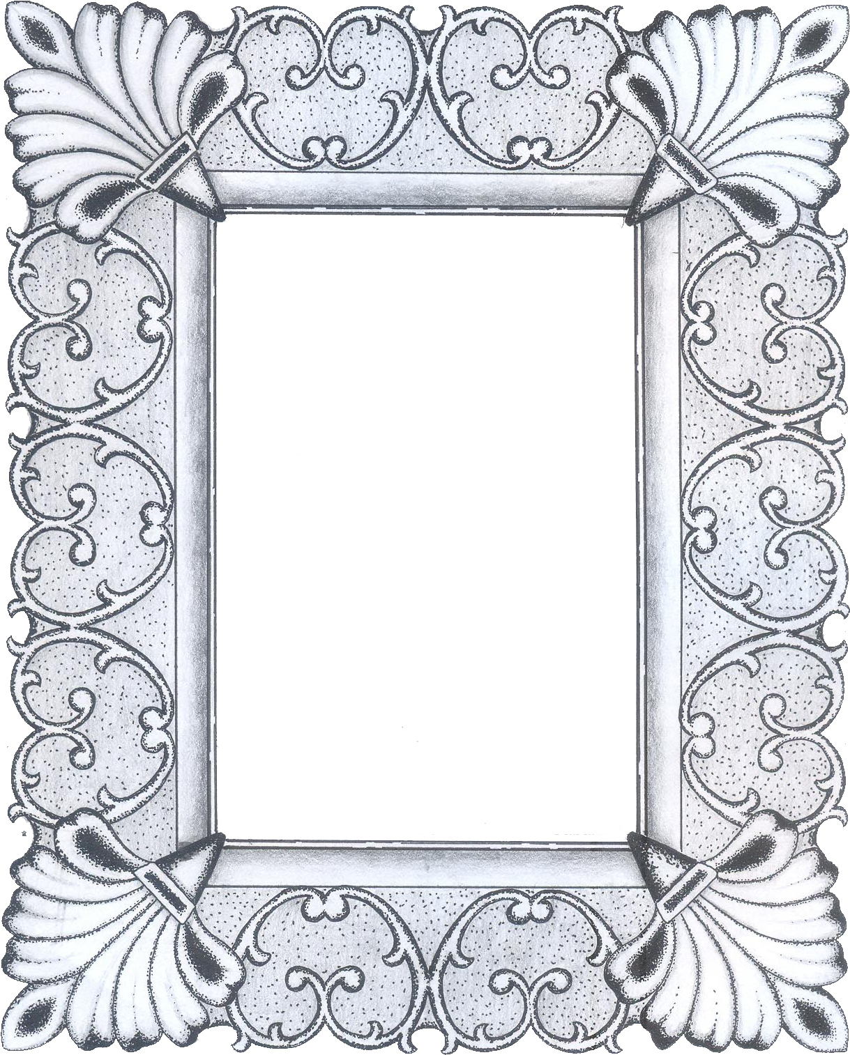 Halloween Frames Christmas Frames Textured Wallpaper Clipart (1260x1560), Png Download