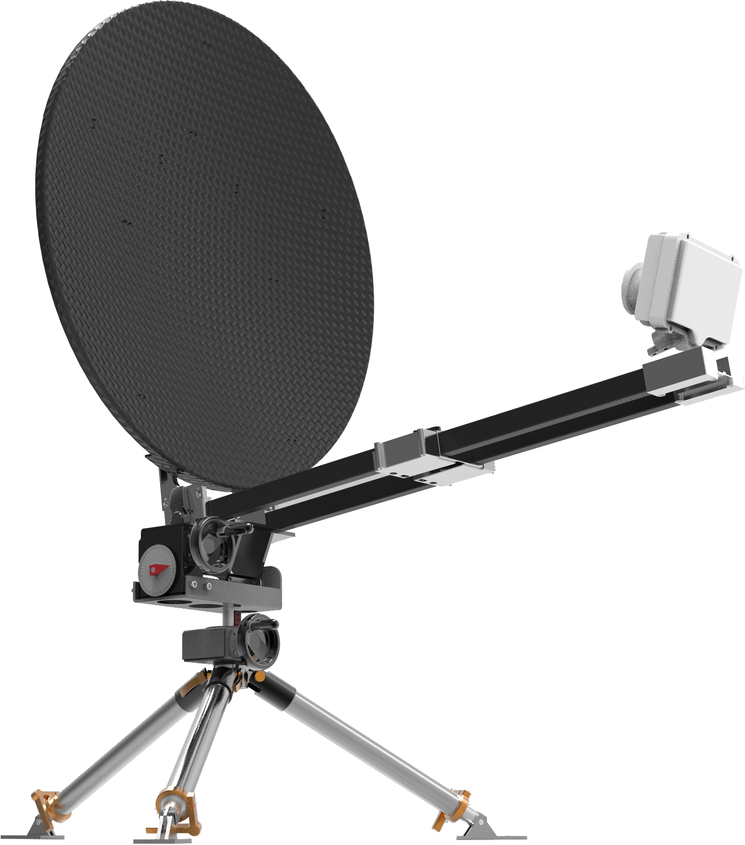 Rqt Ka 75 Cm Antenna Is A Compact And Robust Ka Band - Television Antenna Clipart (1513x1716), Png Download
