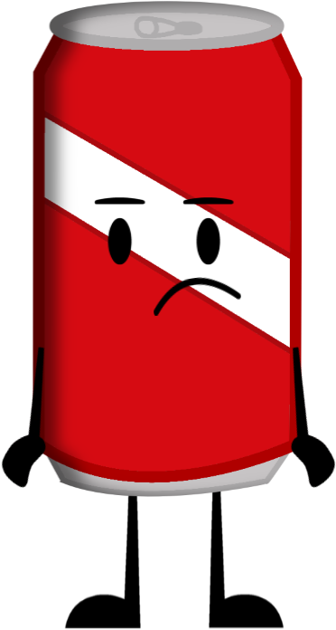 Image - Soda From Bfdi Clipart (451x696), Png Download