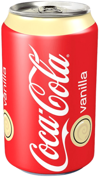 Vanilla Coke Can 330 Ml - Coca Cola Clipart (1024x1024), Png Download
