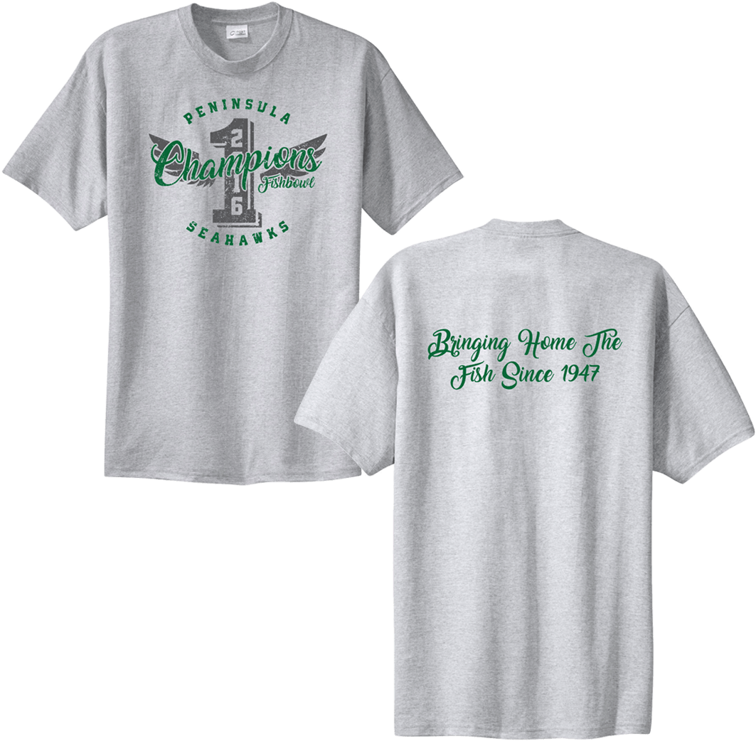 Phs Seahawks Fishbowl - Heather T Shirt Clipart (1200x1200), Png Download