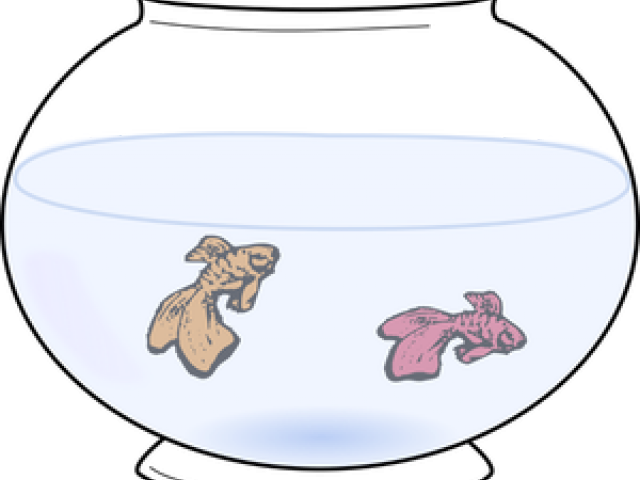 Fish Bowl Clipart Glass Object - Vase - Png Download (640x480), Png Download