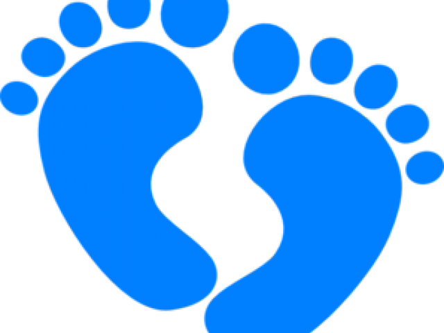 Baby Foot Prints Free Download Clip Art Ⓒ - Baby Feet Clipart Png Transparent Png (640x480), Png Download