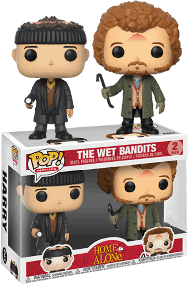 Wet Bandits Pop Vinyl Figure 2 Pack - Wet Bandits Funko Pop Clipart (600x600), Png Download