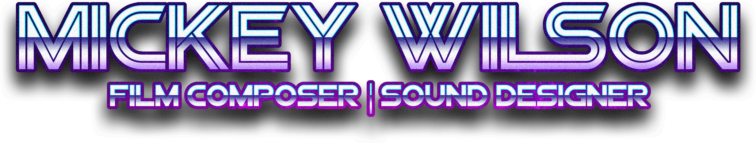 Mickey Wilson - Electric Blue Clipart (2529x577), Png Download