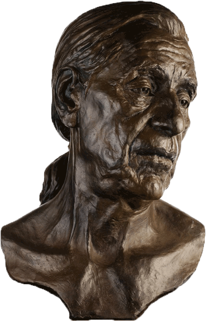 Sculpture 'officer' Sculpture 'chiricahua' - Bust Clipart (787x1069), Png Download