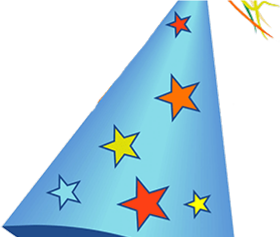 Hat Clipart New Years Eve - Blue Birthday Hat Png Transparent Png (640x480), Png Download