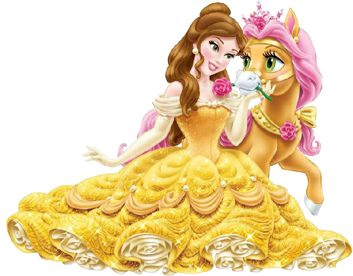 Belle/gallery Disney Wiki And Palace - Disney Princess Palace Pets Belle Clipart (708x573), Png Download