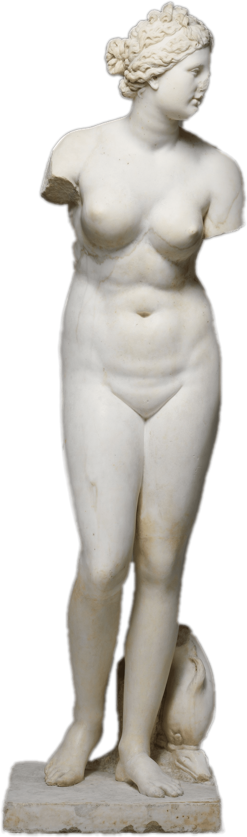Marble Statue Of Aphrodite - Figurine Clipart (2882x3842), Png Download