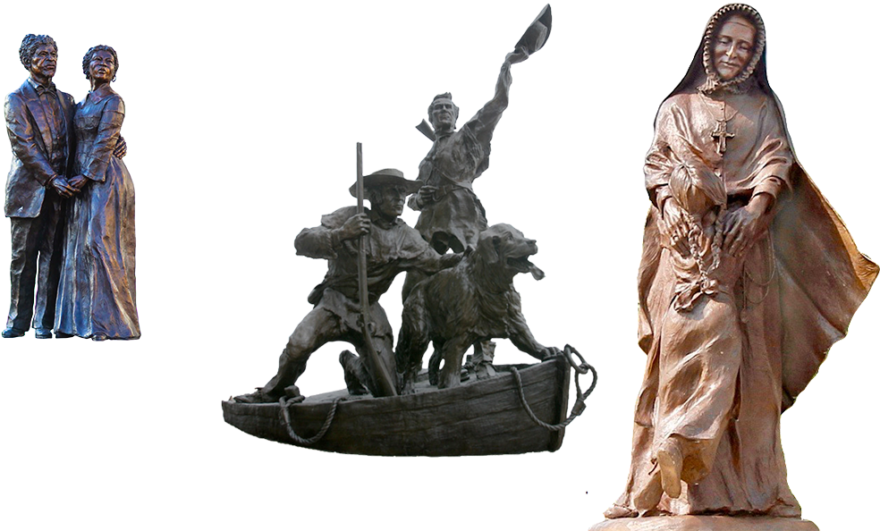 Selected Sculptures In The Usa And Abroad Clipart (1200x600), Png Download