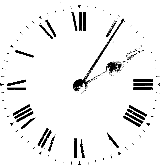 Vintage Clock Vector Png Download Clipart (651x671), Png Download